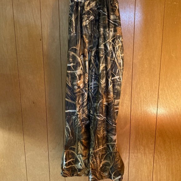 Vintage Camo Pants by Mad Dog Gear Unisex Size Medium with ankle snaps - Picture 4 of 7